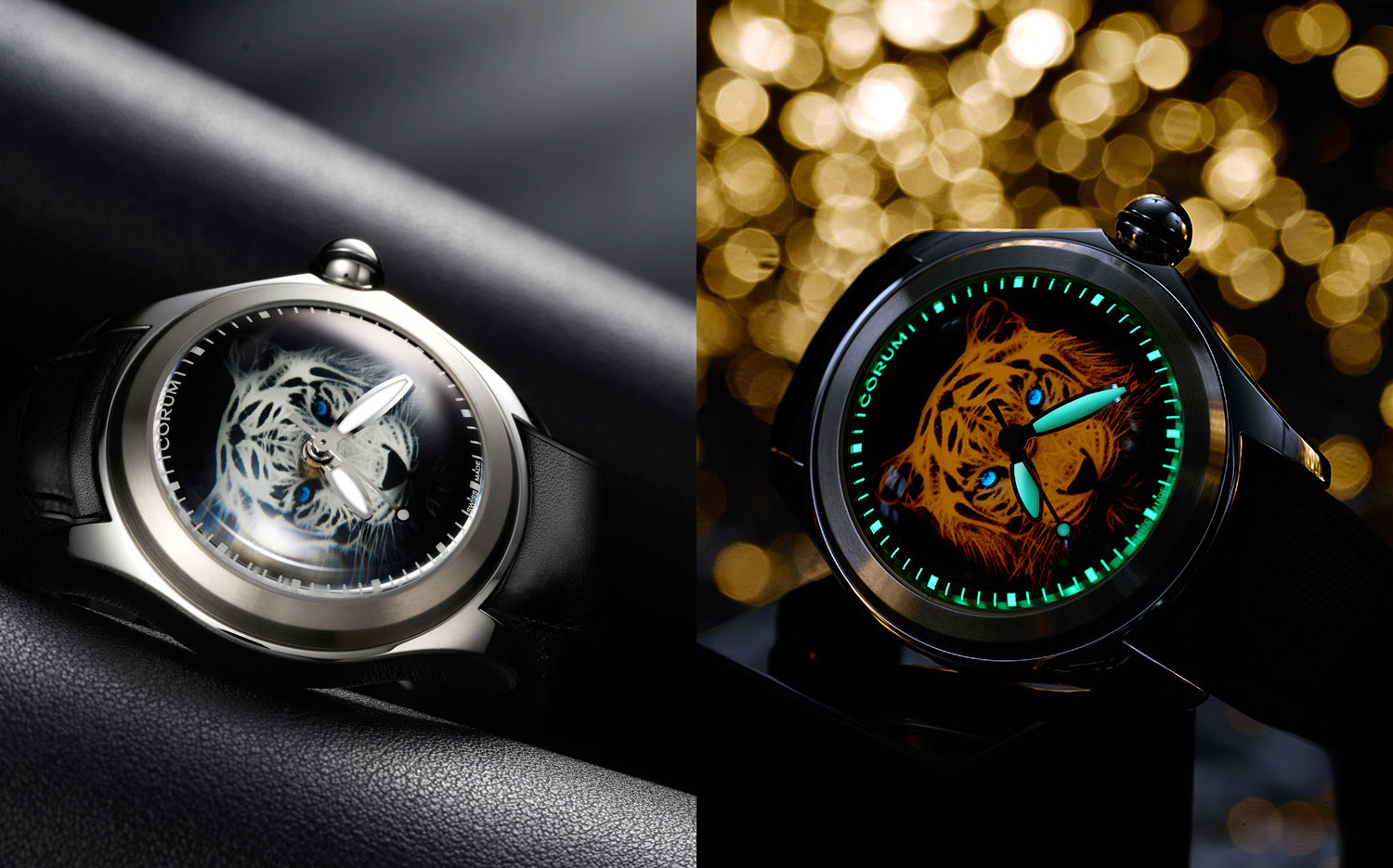 ダイアルの虎が光る、唯一無二の革新的ウォッチ！スイス高級時計 